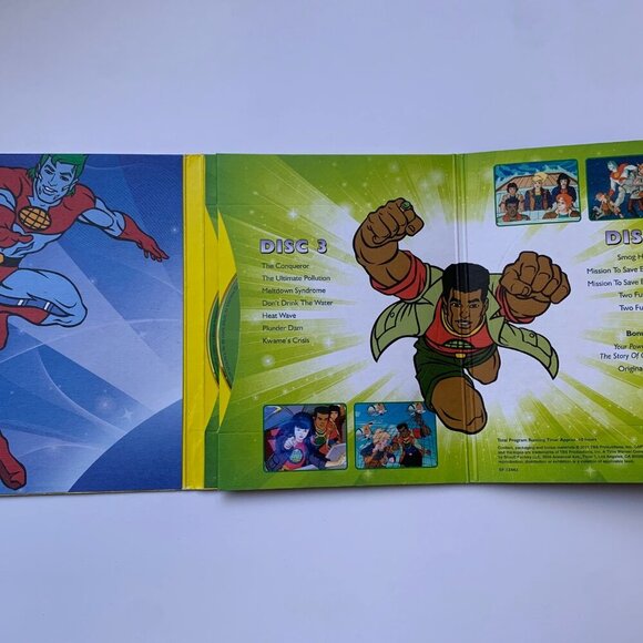 🌍 Captain Planet and the Planeteers: Season One (DVD, 2011, 4-Disc Set, Shout! - Picture 5 of 5